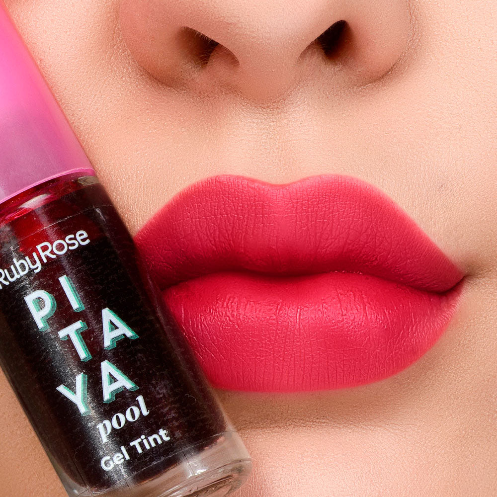 GEL TINTA DE LABIOS RUBY ROSE PITAYA POOL TUBO X 1 UND
