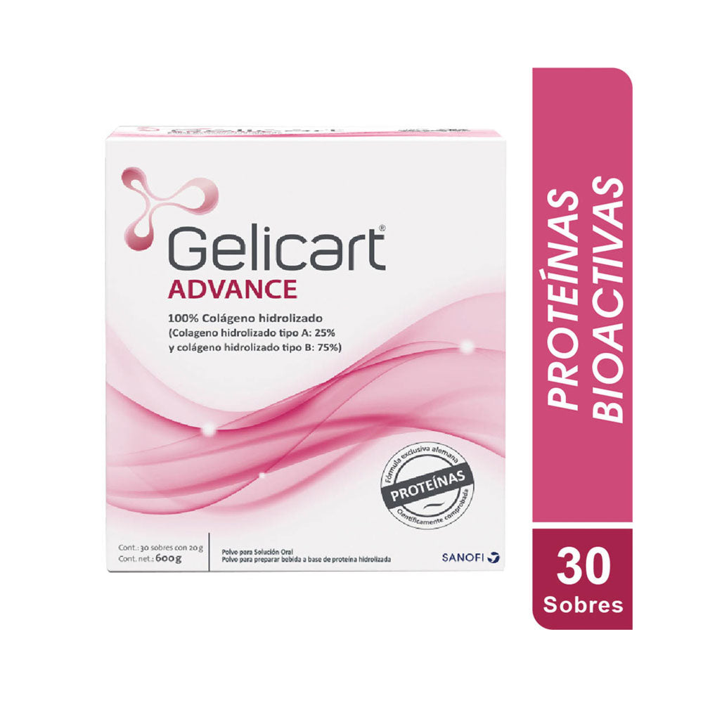GELICART ADVANCE SOBRES CAJA X 30 UNDS