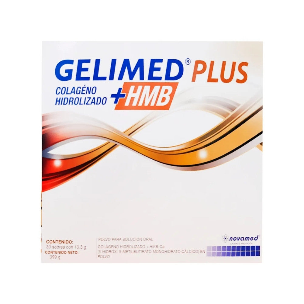 GELIMED PLUS HMB SOBRES 5 / 1,5 G. CAJA X 30 UNDS