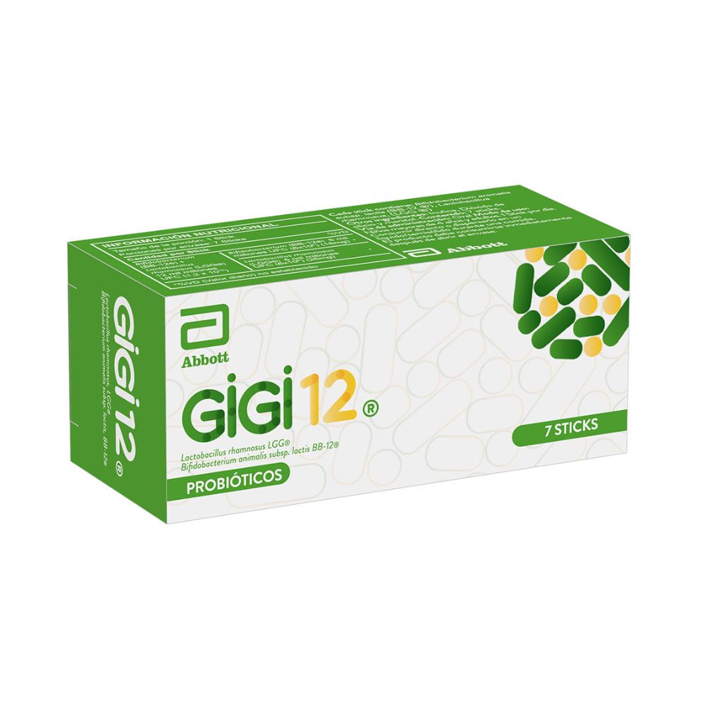 GIGI 12-PROBIOTICOS POLVO CAJA X 7 SOBRES