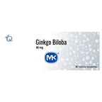 GINKGO BILOBA MK TABLETAS 80 MG CAJA X 30 UNDS