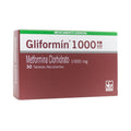 GLIFORMIN TABLETAS 1000 MG CAJA X 30 UNDS