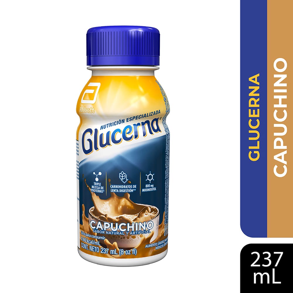 GLUCERNA LIQUIDO CAPUCHINO FRASCO 237 ML