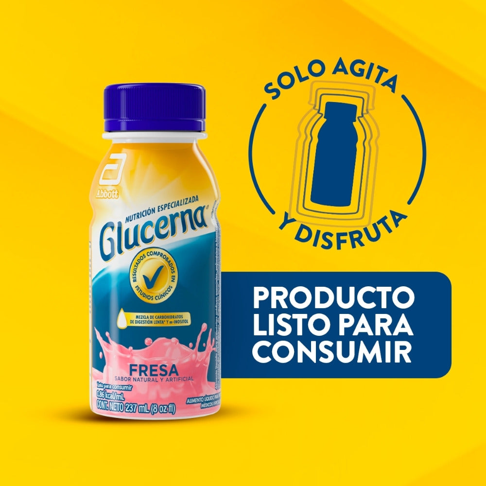 GLUCERNA LIQUIDO FRESA FRASCO 237 ML