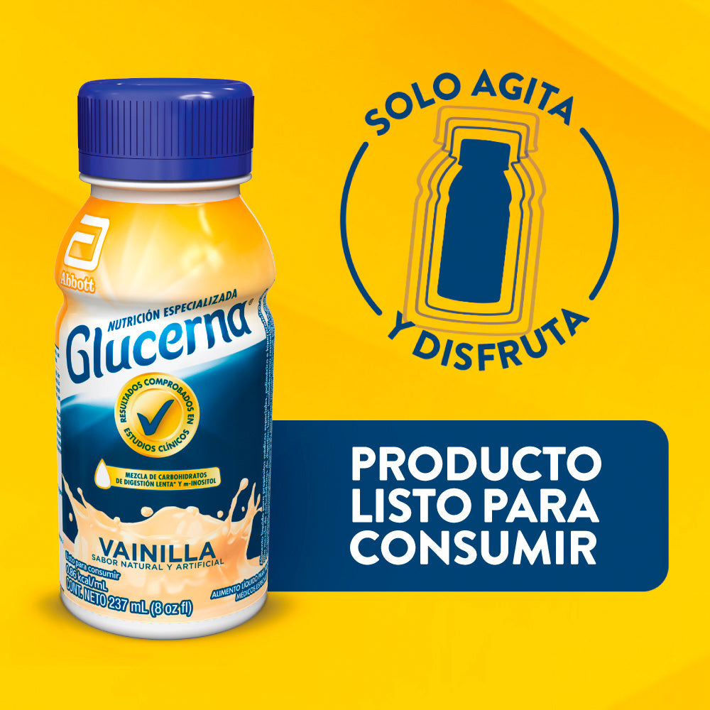 GLUCERNA VAINILLA 6X237ML + SURTIDO BOTELLA 2 X 237ML