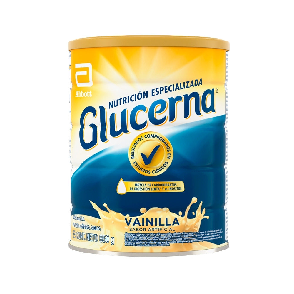 GLUCERNA VAINILLA POLVO LATA 850 G