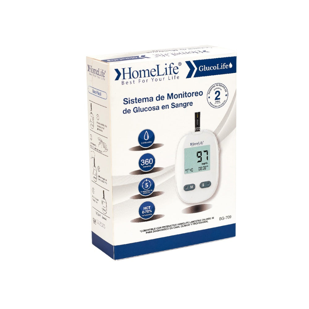 GLUCOMETRO BG-709 GLUCOLIFE CAJA X 1 UND