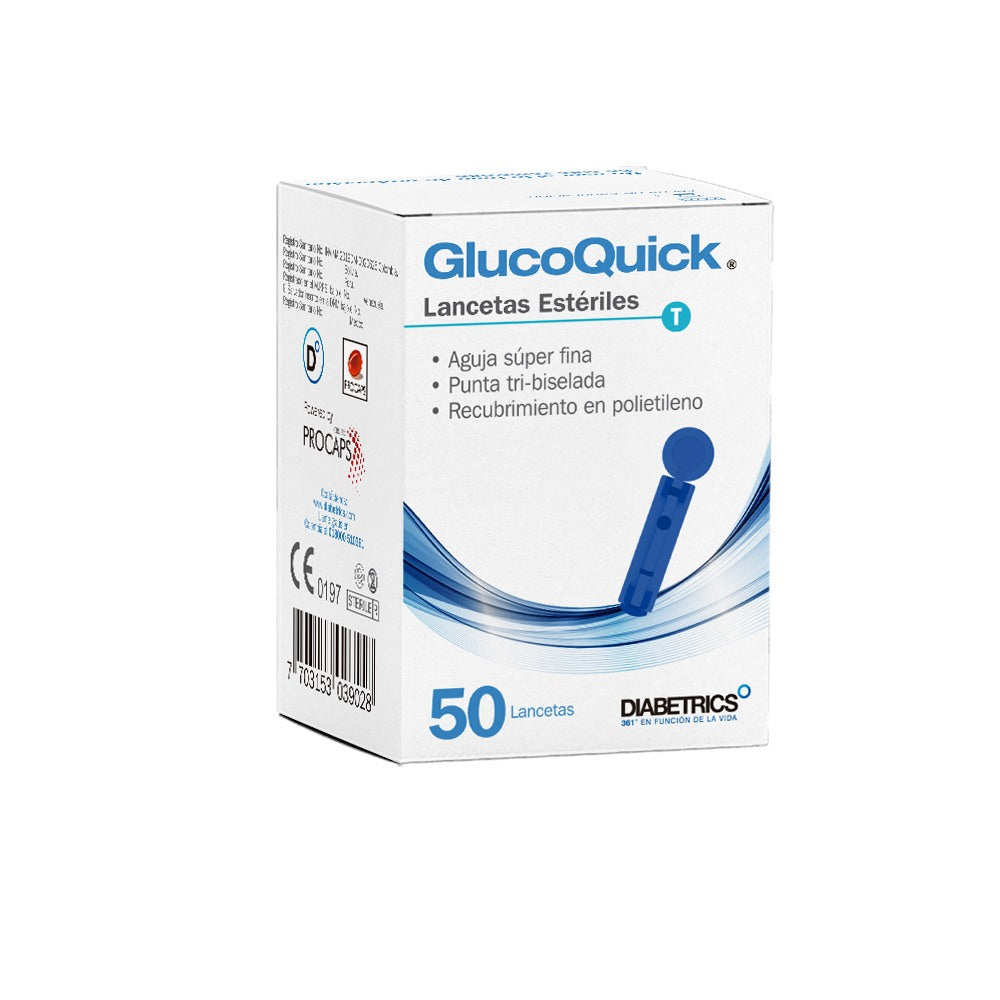 GLUCOQUICK LANCETAS CAJA X 50 UNDS