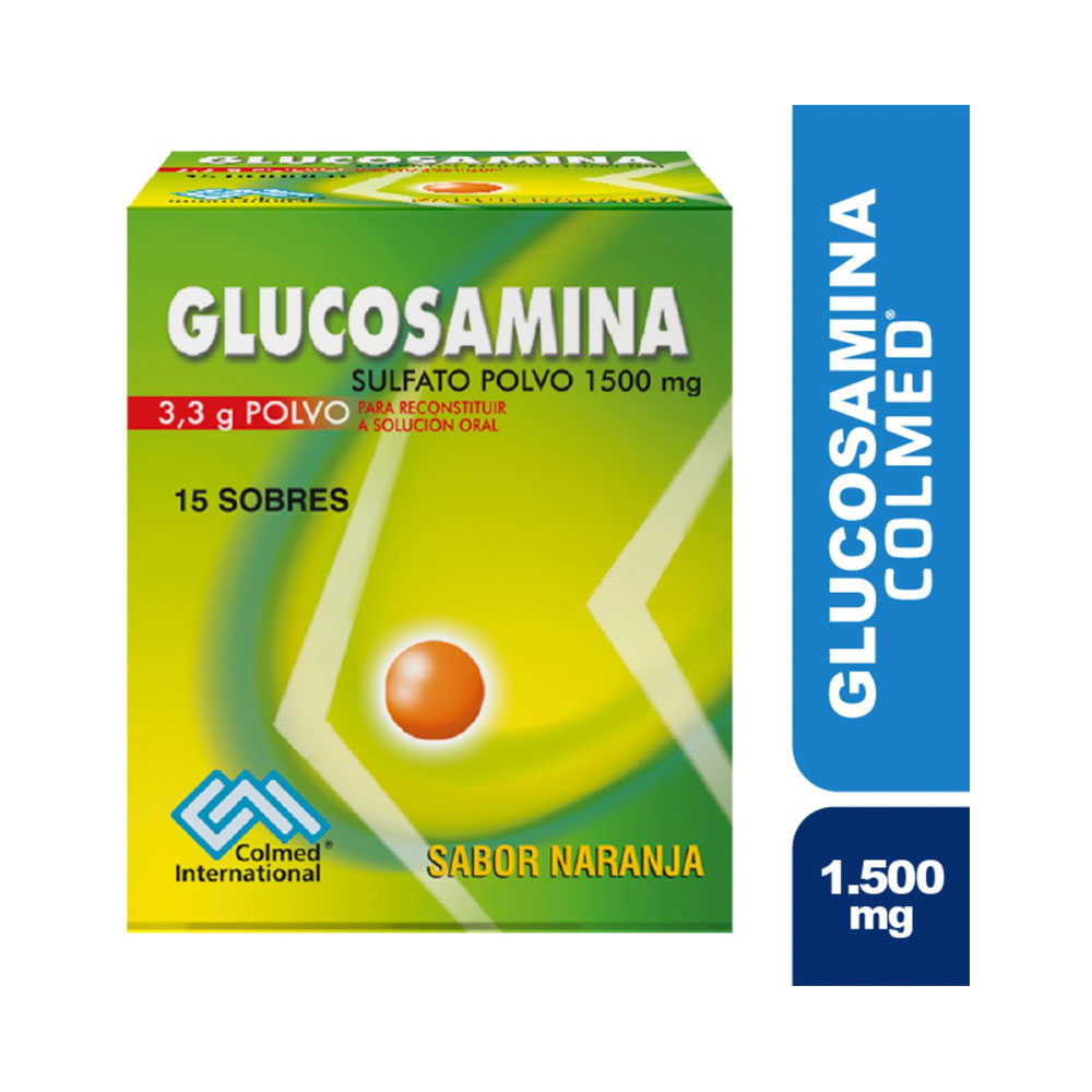 GLUCOSAMINA COLMED SOBRES 1500 MG CAJA X 15 UNDS