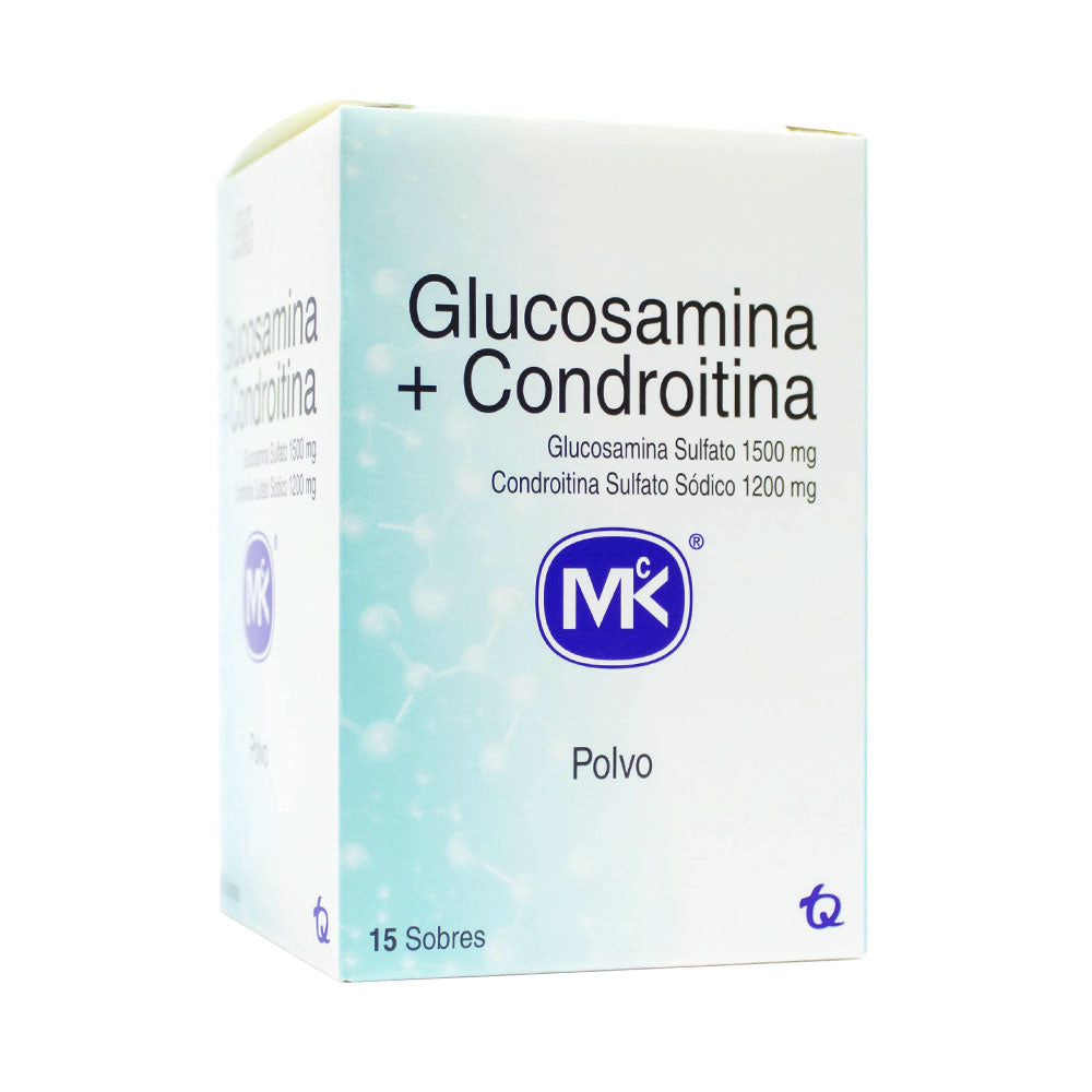 GLUCOSAMINA+CONDROITINA MK SOBRES CAJA X 15 UNDS