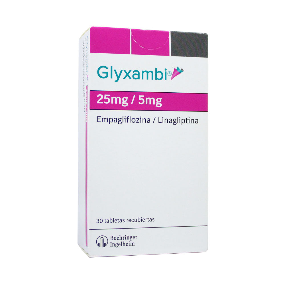 GLYXAMBI (RG) TABLETAS RECUBIERTAS 25/5 MG CAJA X 30 UNDS