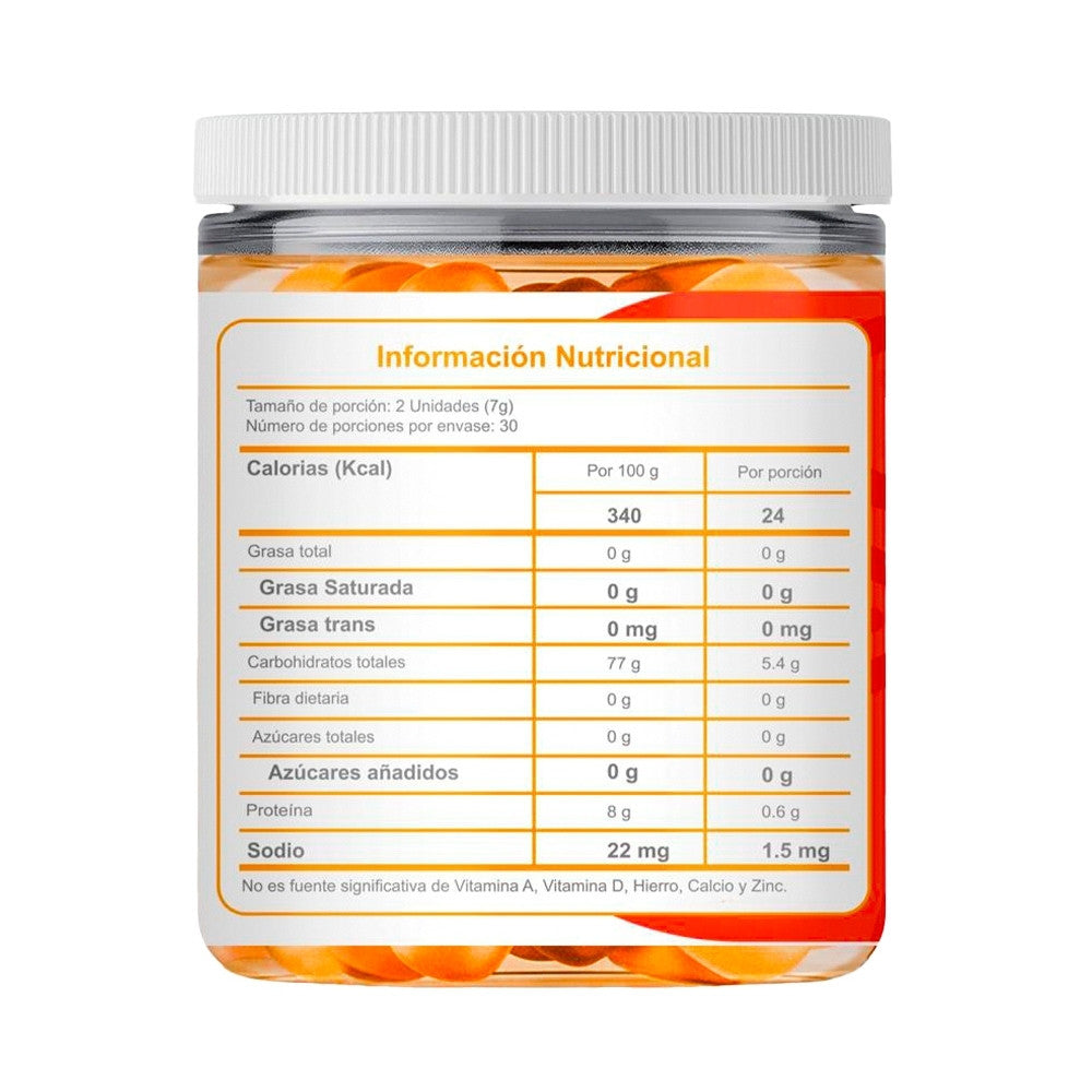 GOMAS OA FOODS GANODERMA 60U LUCIDUM Y CURCUMA FRASCO 210 G