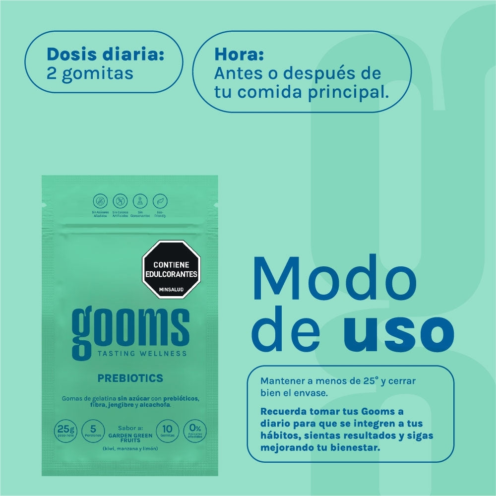 GOMAS PREBIOTICS GOOMS SACHET 25 G