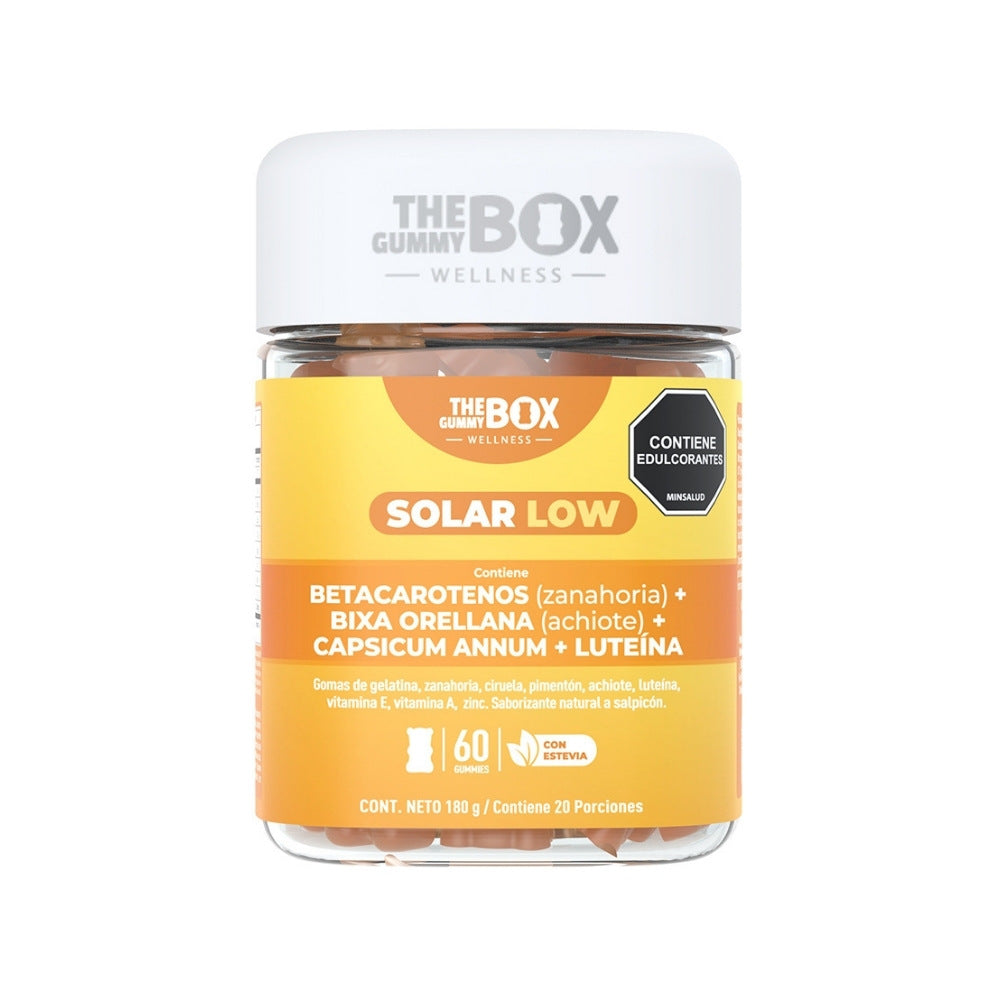 GOMAS THE GUMMY BOX SOLAR GLOW FRASCO X 60 UNDS