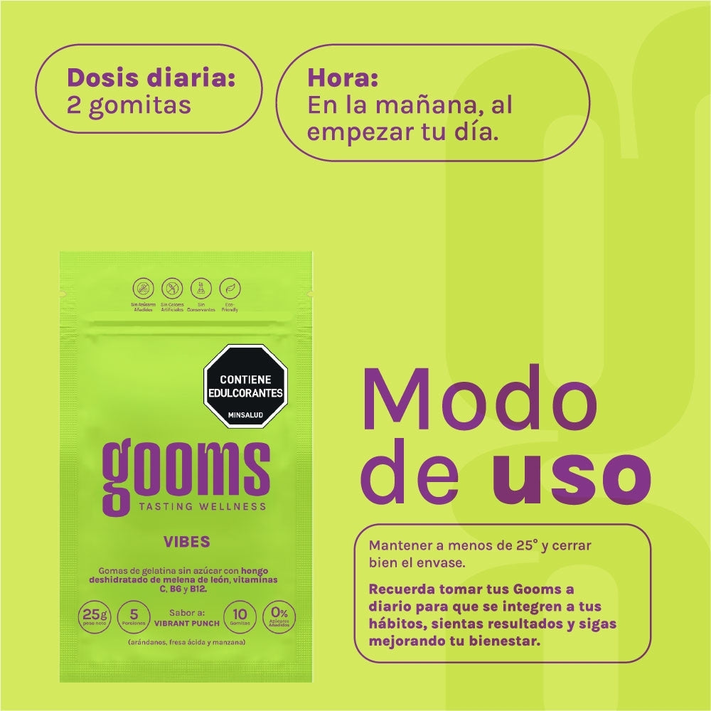 GOMAS VIBES GOOMS SACHET 25 G