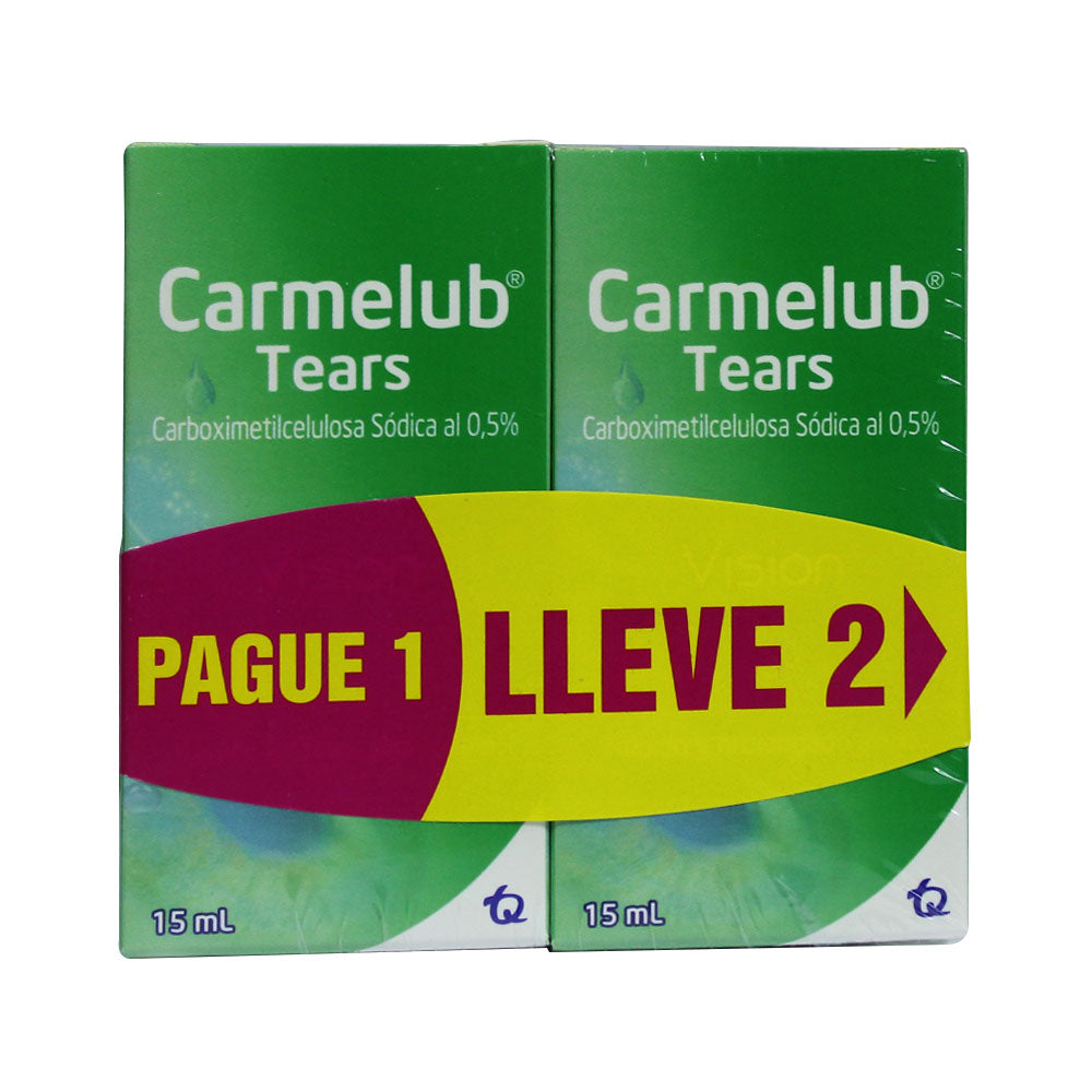 GOTAS OFTALMICAS CARMELUB TEARS MK CAJA PAGUE 1 LLEVE 2