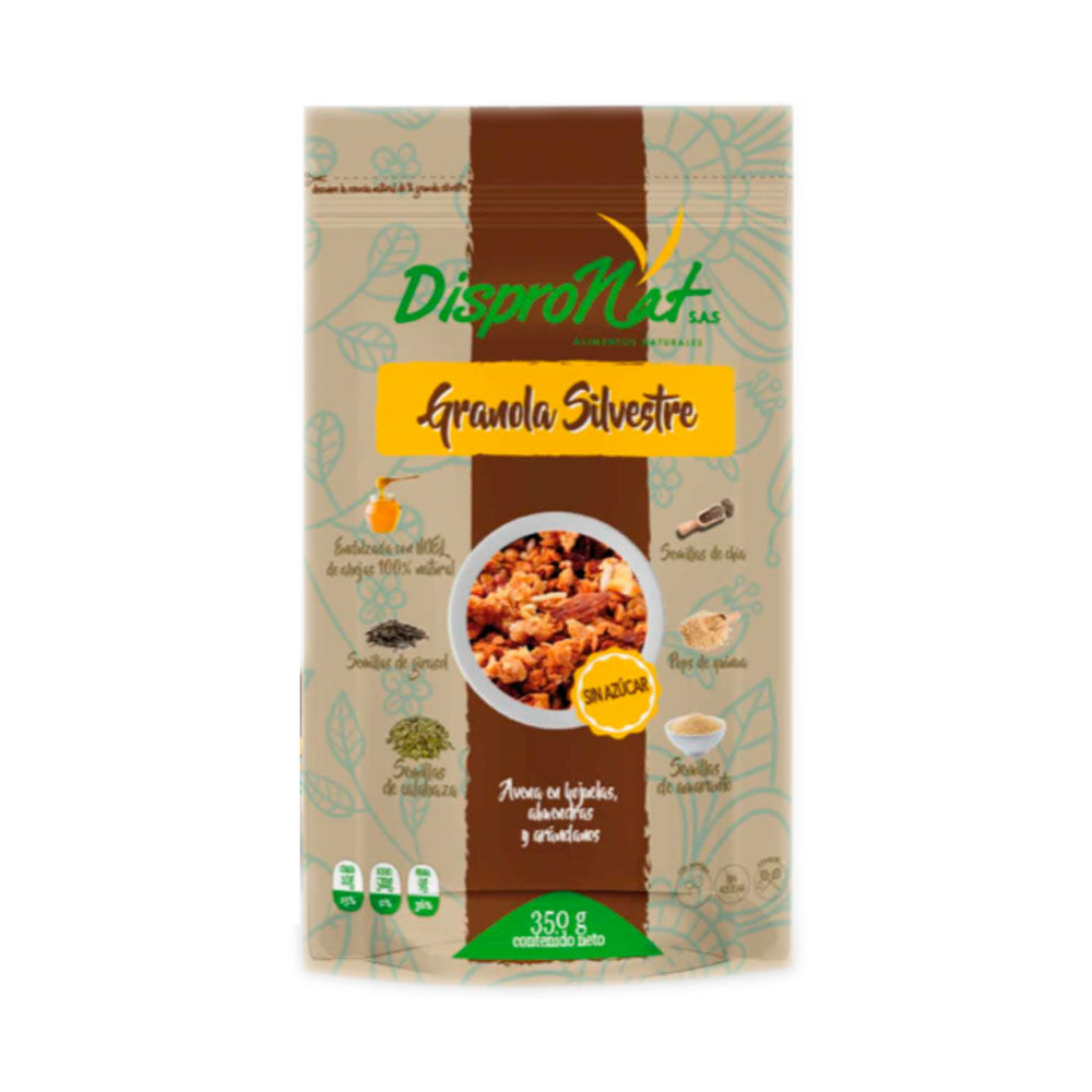 GRANOLA SILVESTRE DISPRONAT BOLSA 350 G