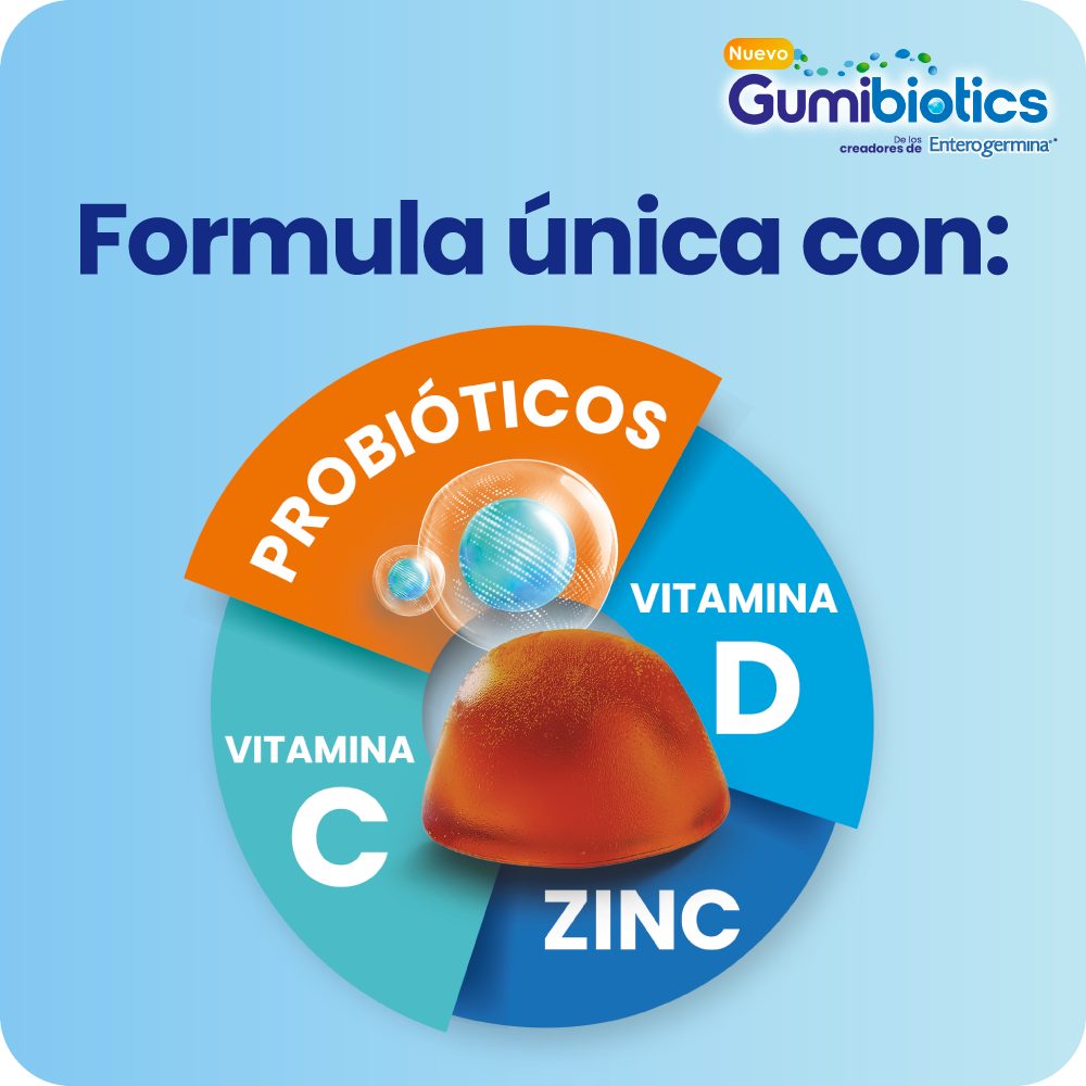 GUMIBIOTICS MAXI GOMAS NARANJA POTE X 50 UNDS