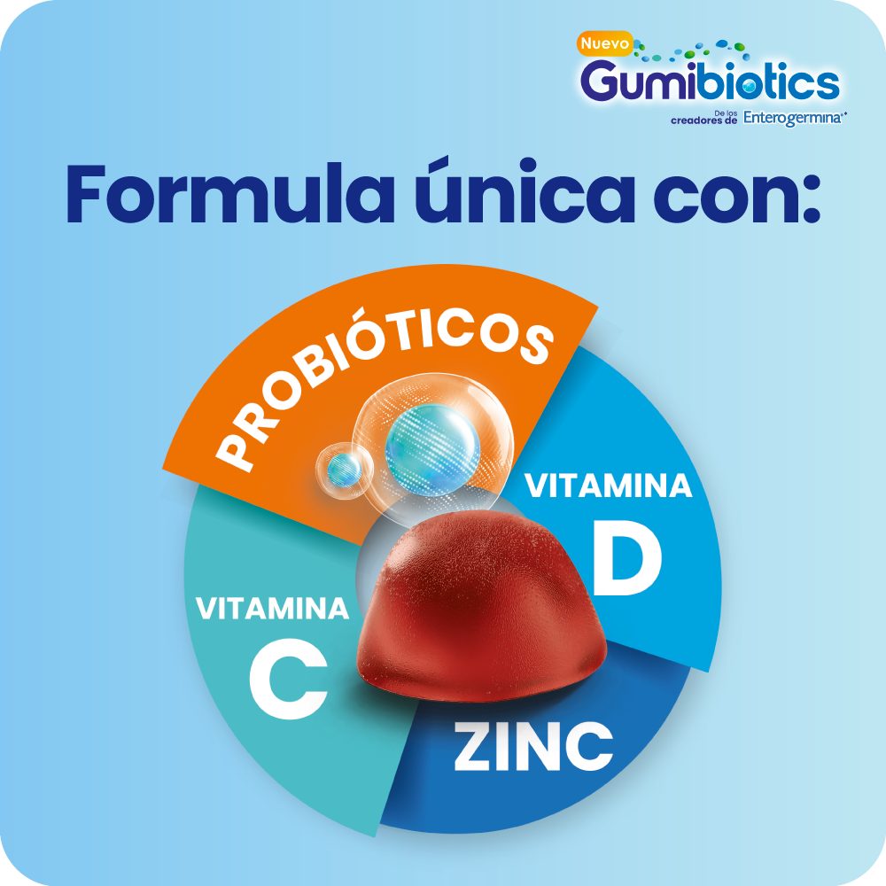 GUMIBIOTICS MINI GOMAS FRESA POTE X 30 UNDS