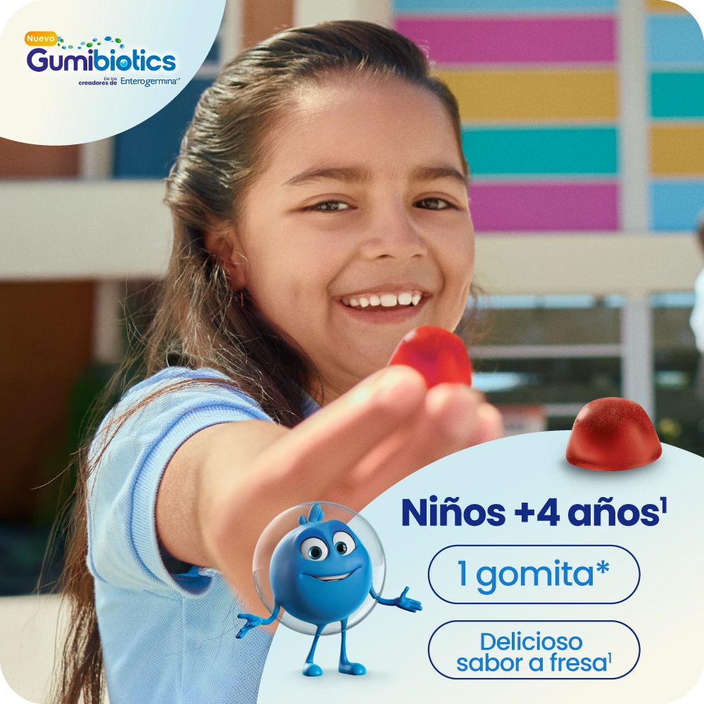 GUMIBIOTICS MINI GOMAS FRESA POTE X 30 UNDS