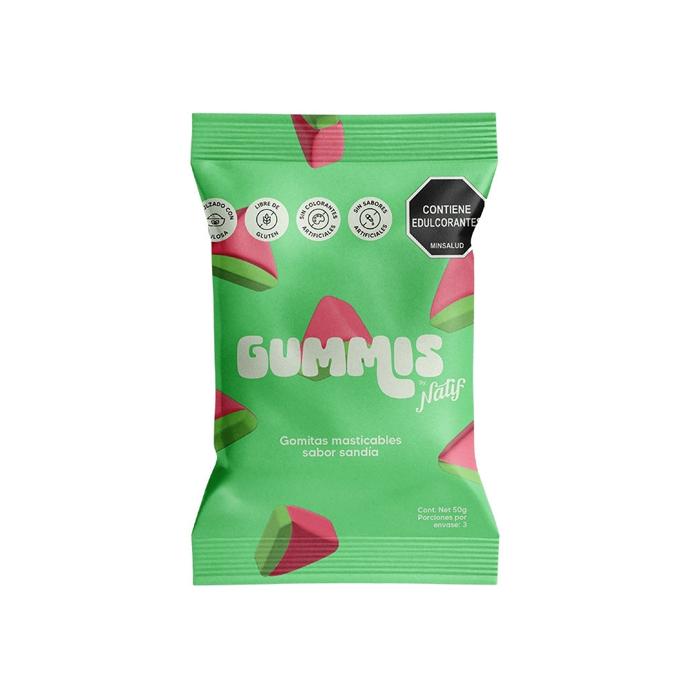 GUMMIS GOMAS SABOR SANDIA BOLSA 30 G