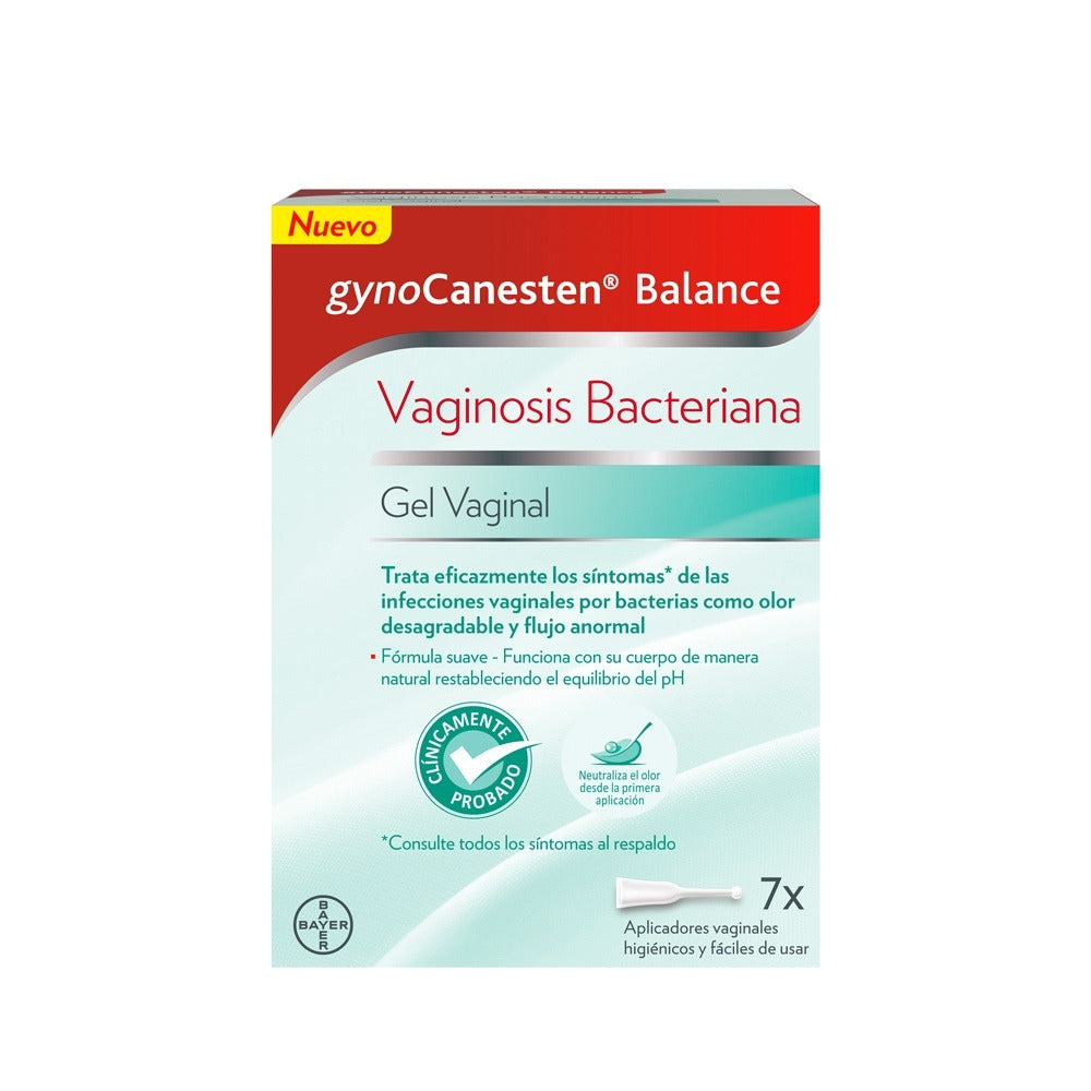 GYNOCANESTEN BALANCE GEL VAGINAL CAJA X 7 APLICADORES