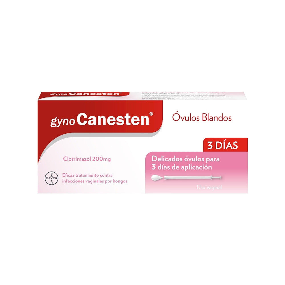 GYNOCANESTEN OVULOS 200 MG CAJA X 3 UNDS