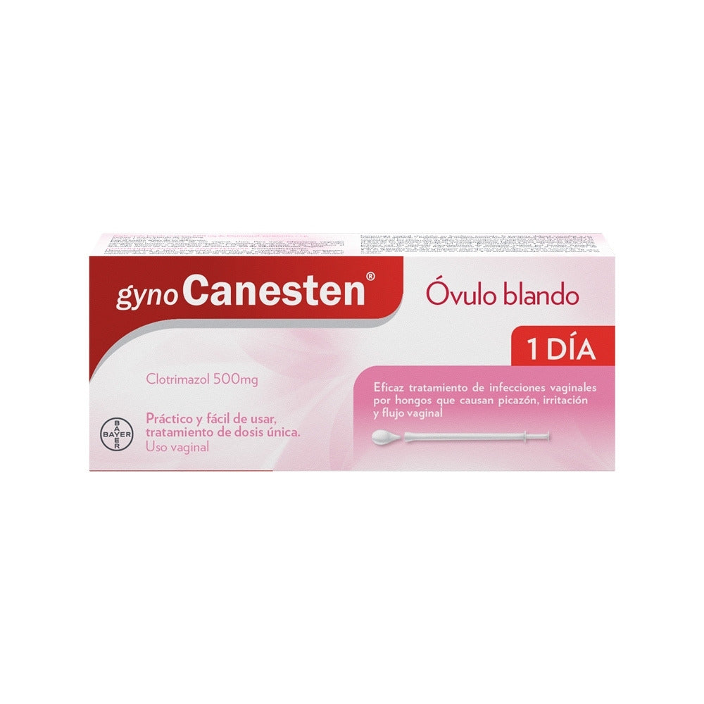 GYNOCANESTEN OVULOS 500 MG CAJA X 1 UND