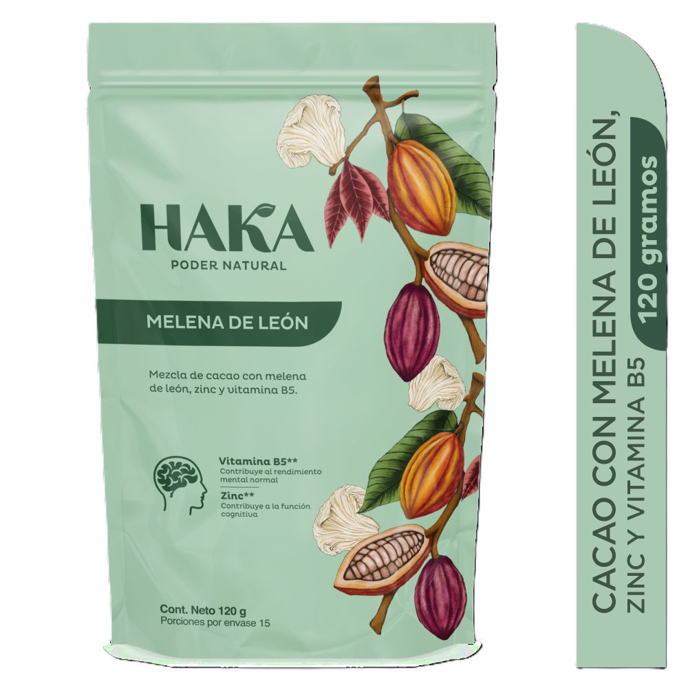 HAKA MELENA DE LEON COCOA BOLSA 120 G