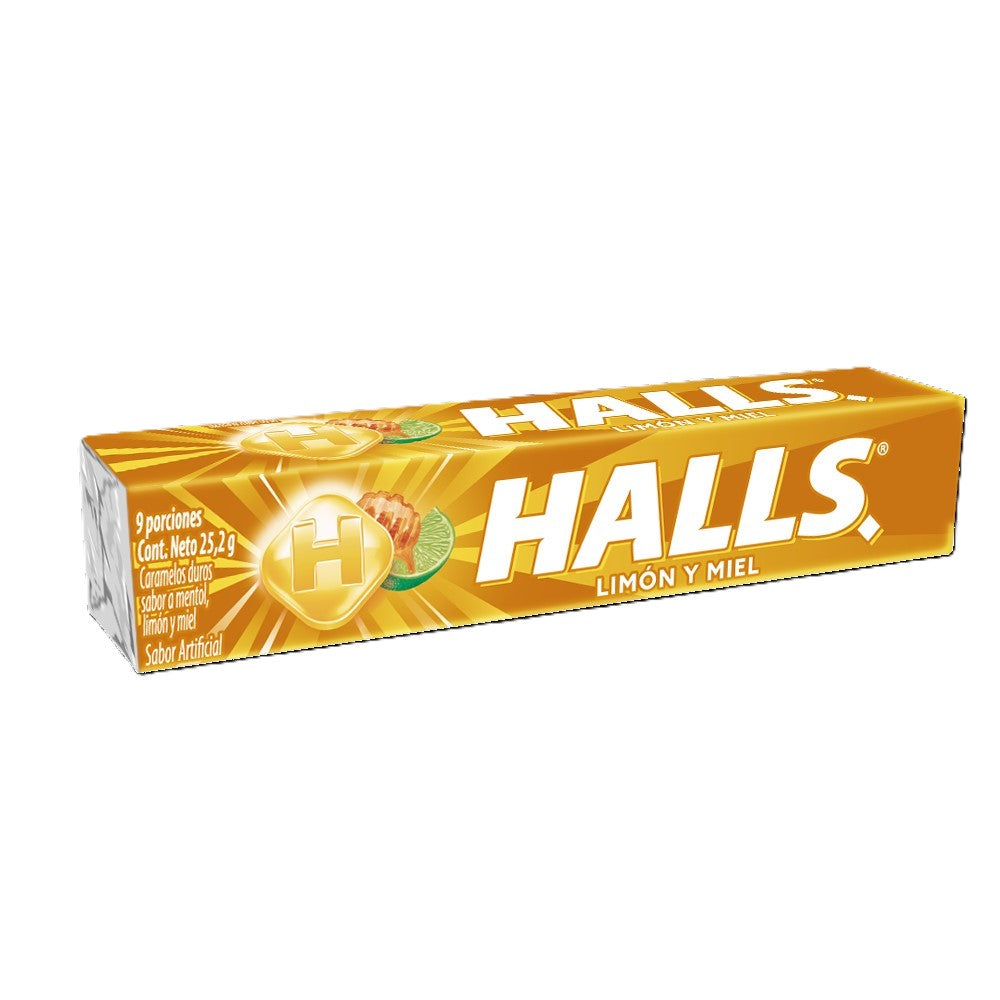 HALLS BARRA LIMON Y MIEL FRACCION X 1 UND