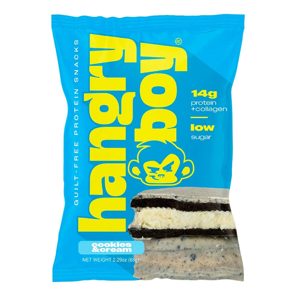 HANGRY BOY PROTEIN SNACK COOKIES AND CREAM BOLSA 65 G