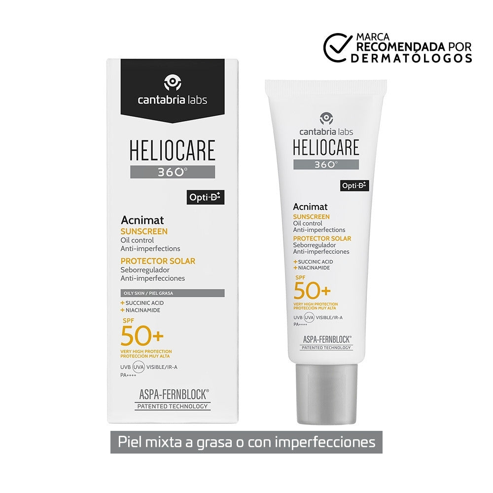 HELIOCARE 360° ACNIMAT SPF 50+ TUBO 50 ML