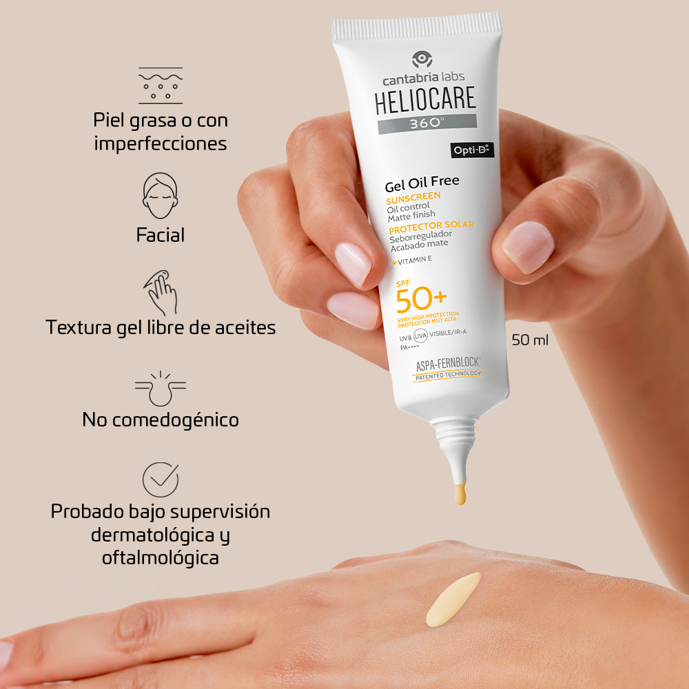 HELIOCARE 360 TOQUE SECO SPF 50 CAJA 50 ML