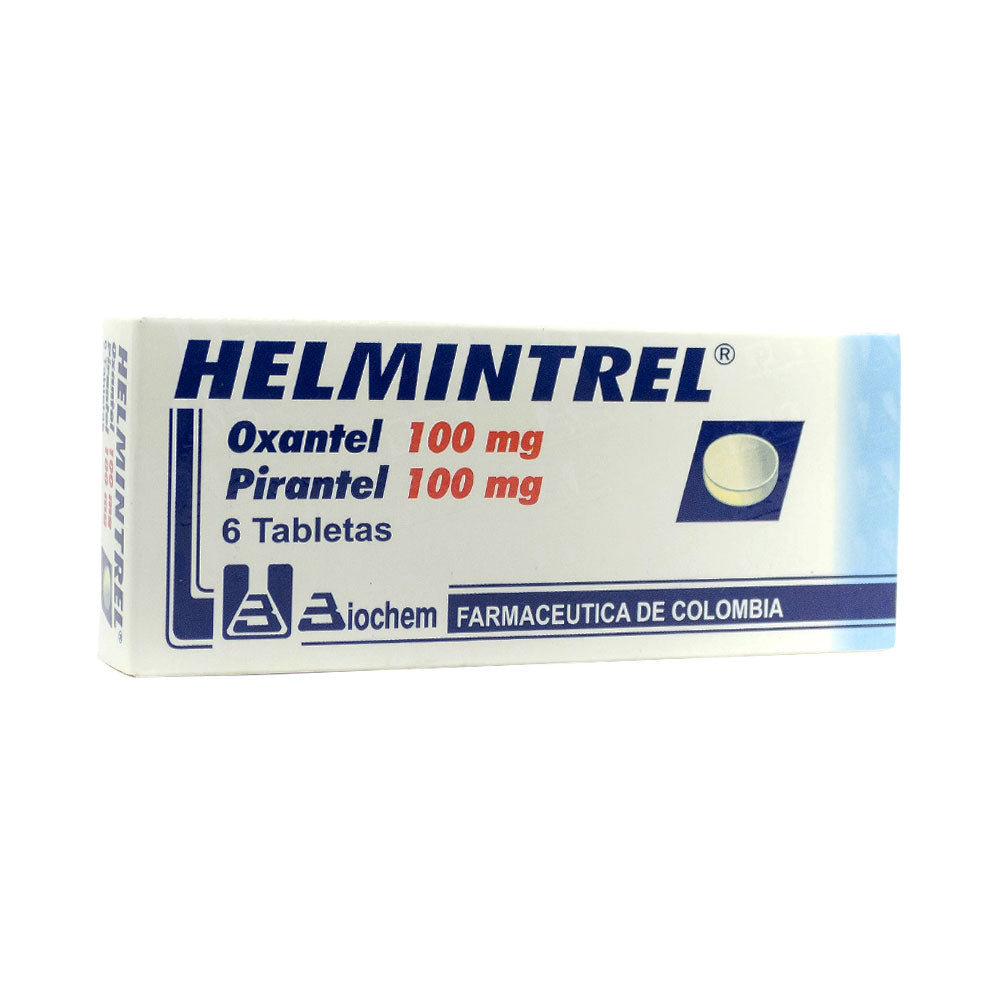 HELMINTREL TABLETAS CAJA X 6 UNDS