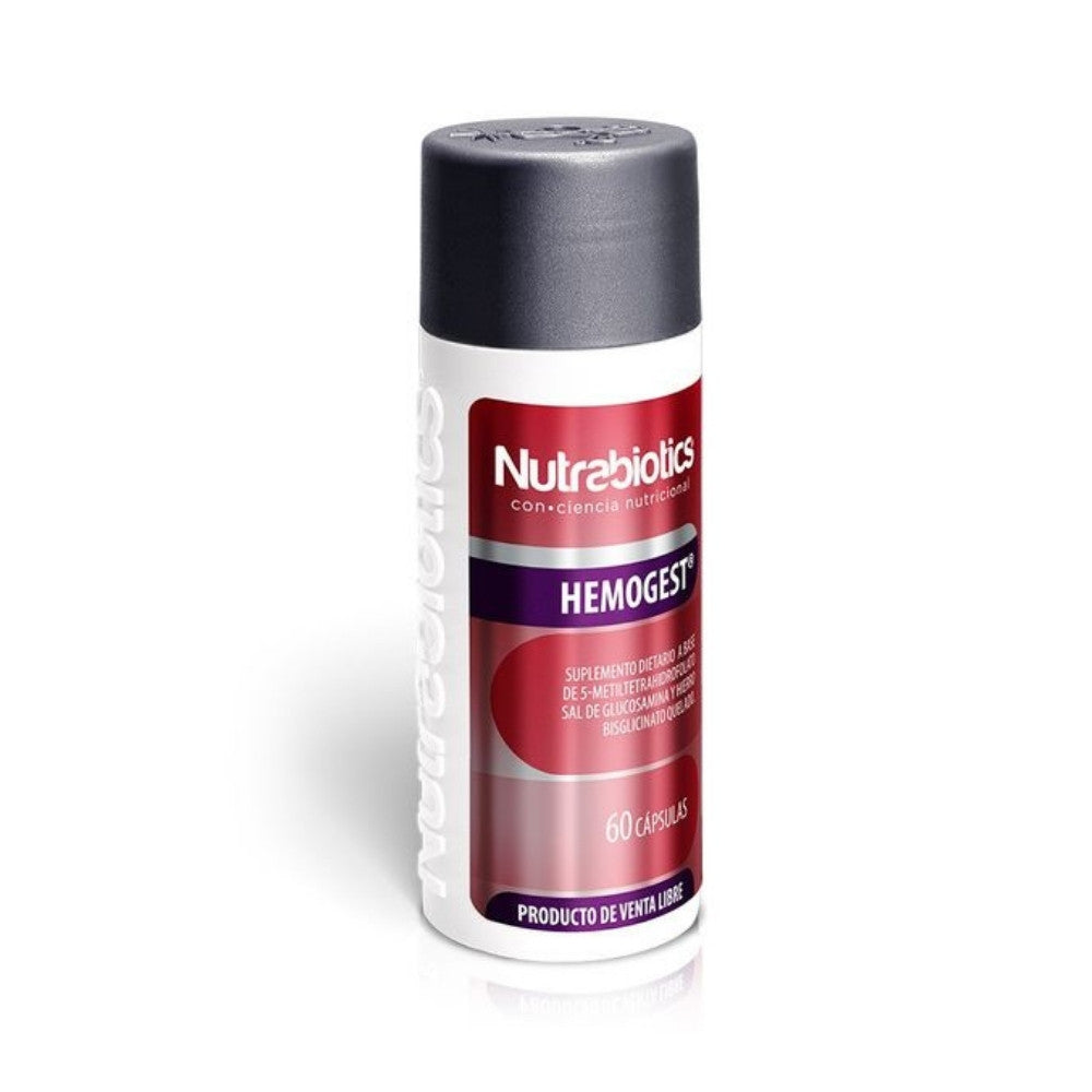 HEMOGEST NUTRABIOTICS CAPSULAS FRASCO X 60 UNDS