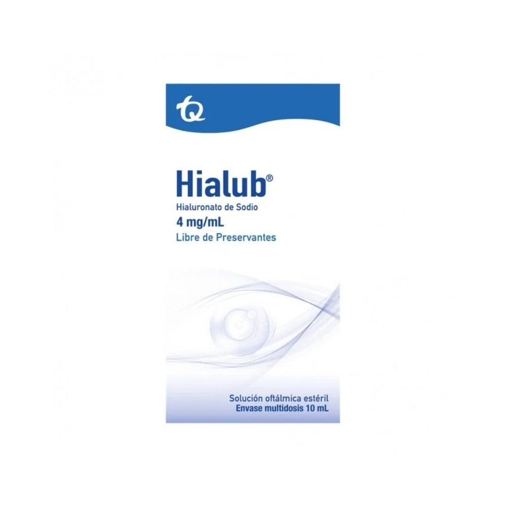 HIALUB SOLUCION OFTALMICA 4 MG FRASCO 10 ML