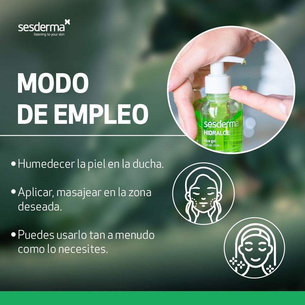 HIDRALOE GEL DE ALOE TUBO 250 ML