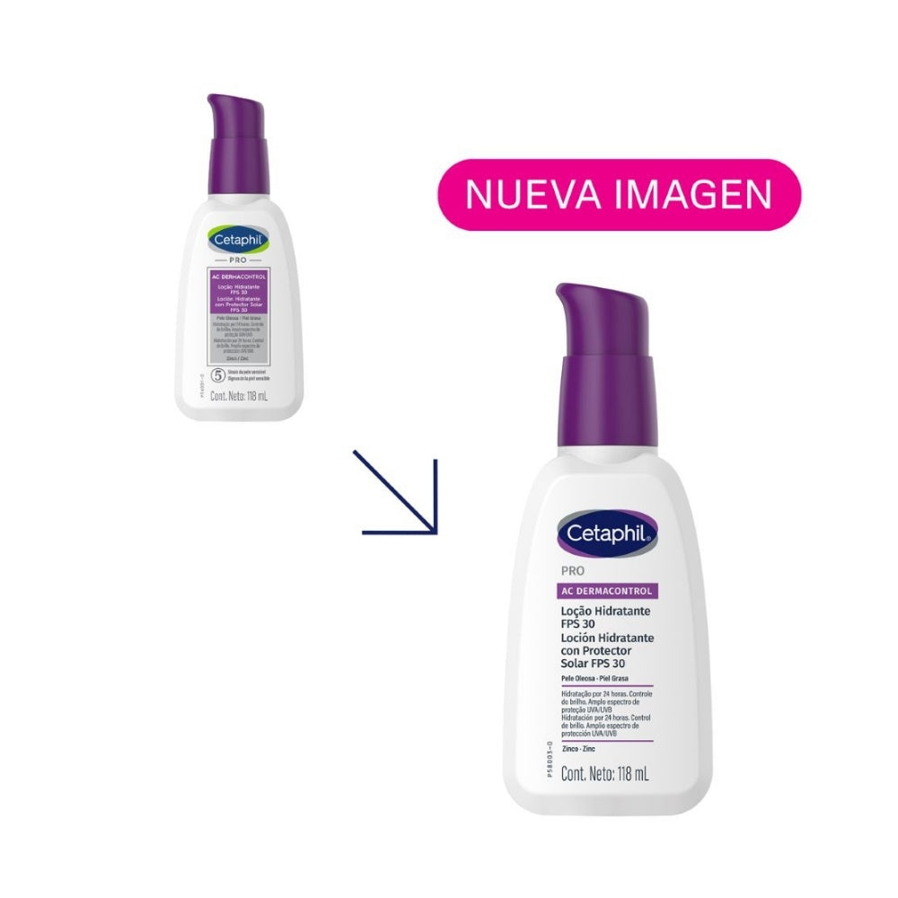 HIDRATANTE PRO AC CETAPHIL SPF 30 CAJA 118 ML