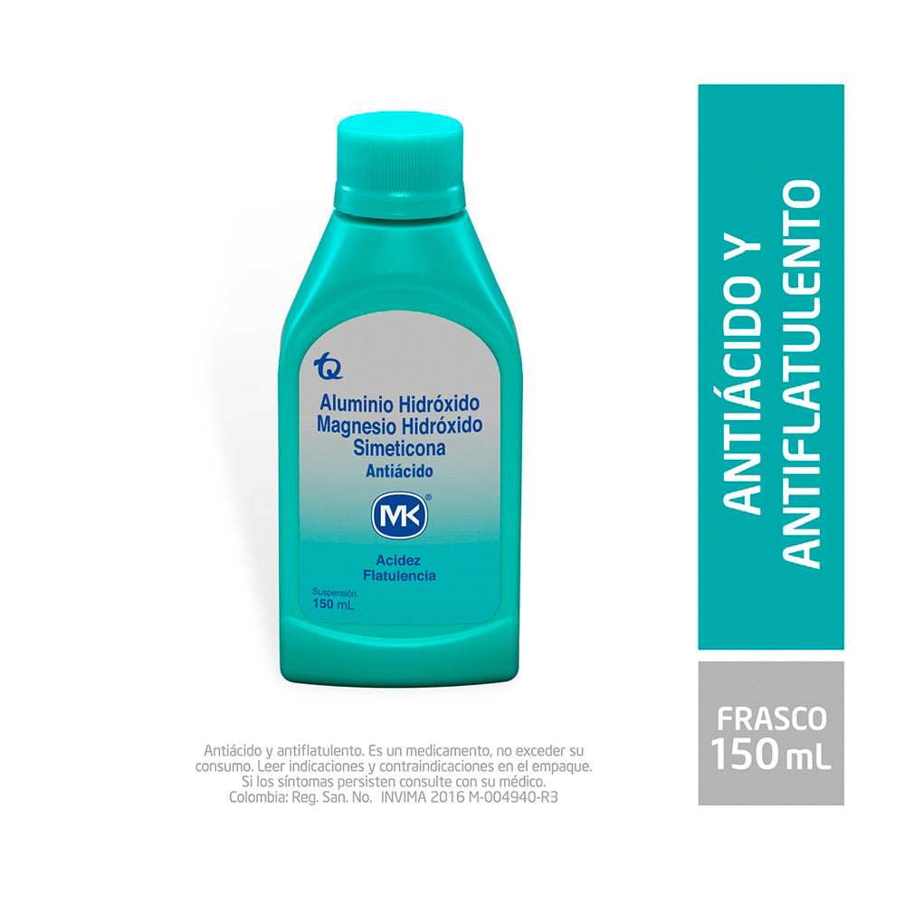 HIDROXIDO ALUM.MAGNES.SIMET SUSPENSION FRASCO 150 ML