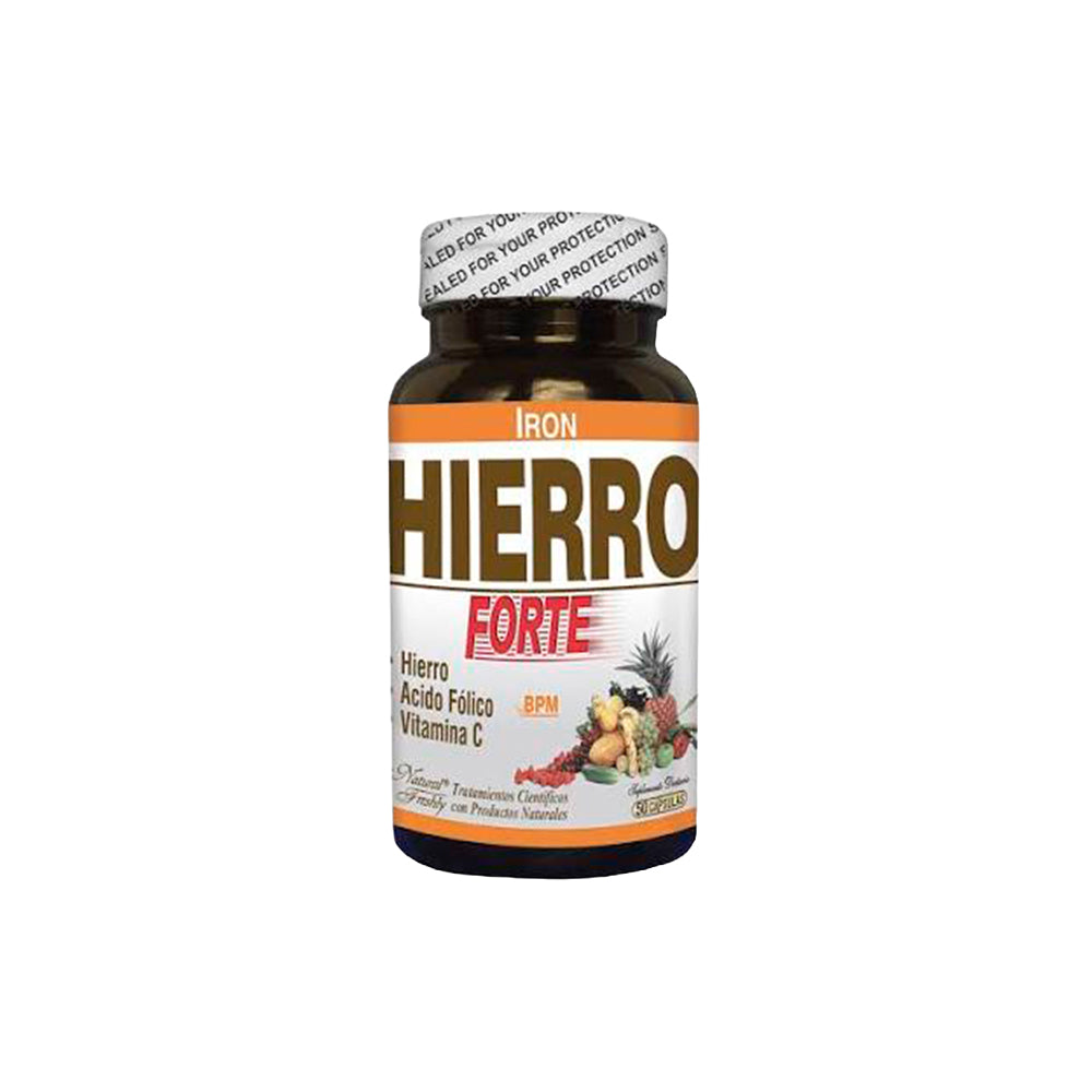 HIERRO FORTE CAPSULAS FRASCO X 50 UNDS