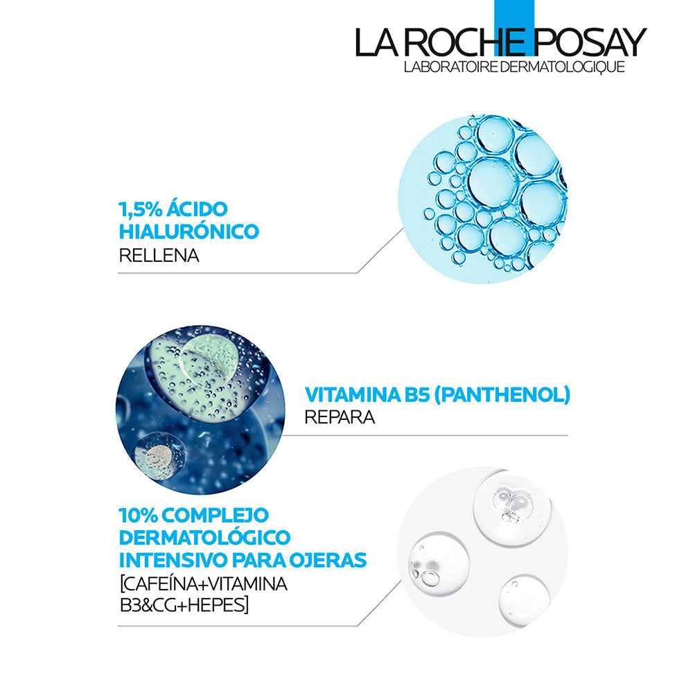 HYALU B5 LA ROCHE POSAY SERUM DE OJOS FRASCO GOTERO 15 ML