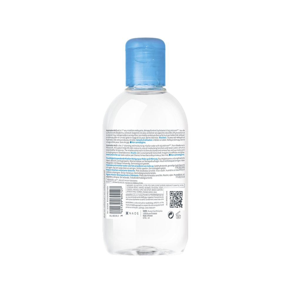 HYDRABIO H2O AGUA MICELAR BIODERMA FRASCO 250 ML