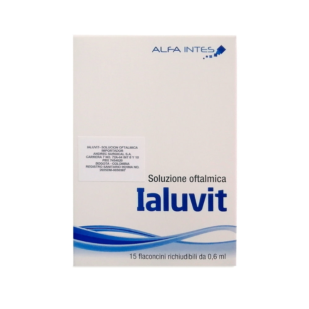IALUVIT VIALES SOLUCION OFTALMICA CAJA X 15 UNDS