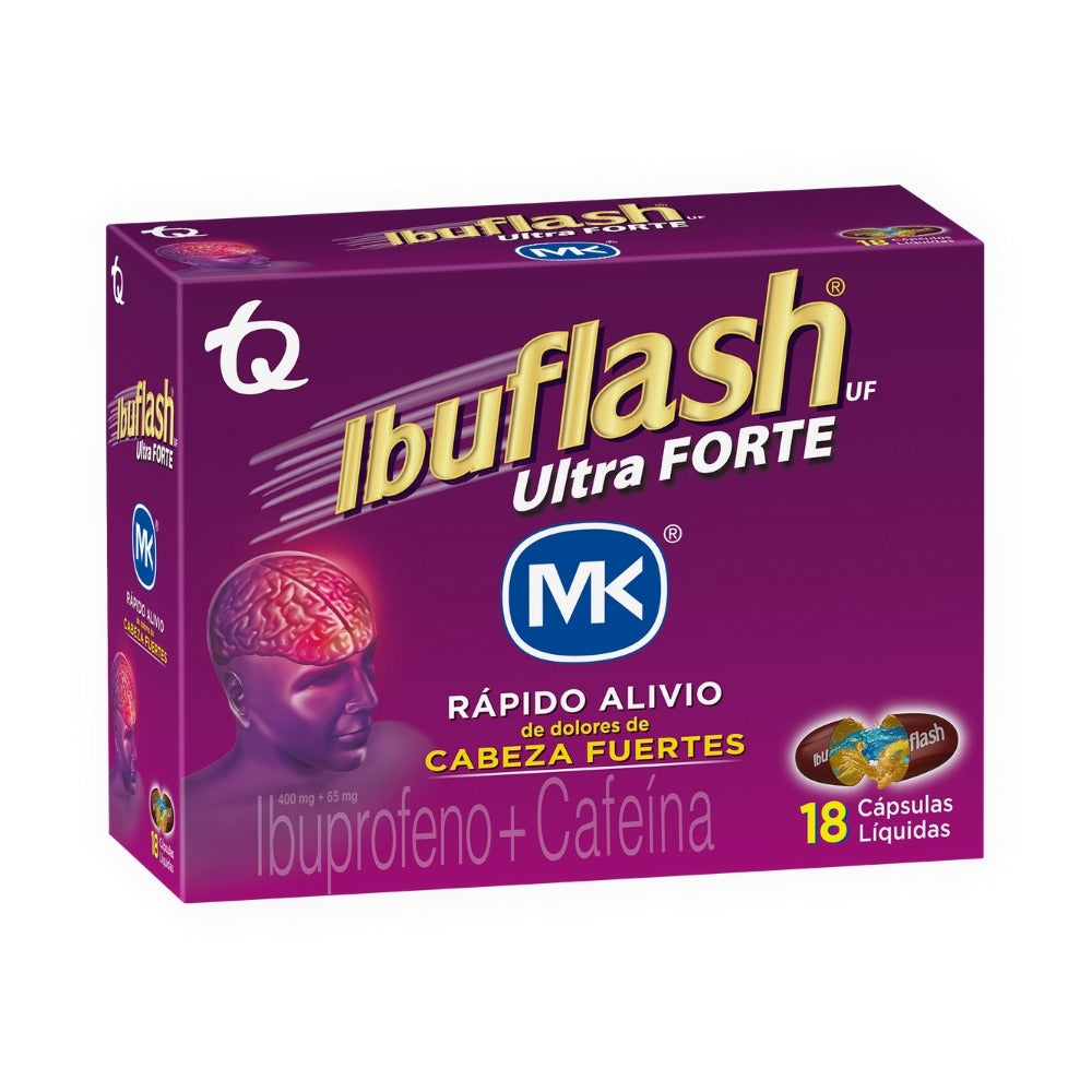 IBUFLASH ULTRA FORTE CAPSULAS CAJA X 18 UNDS