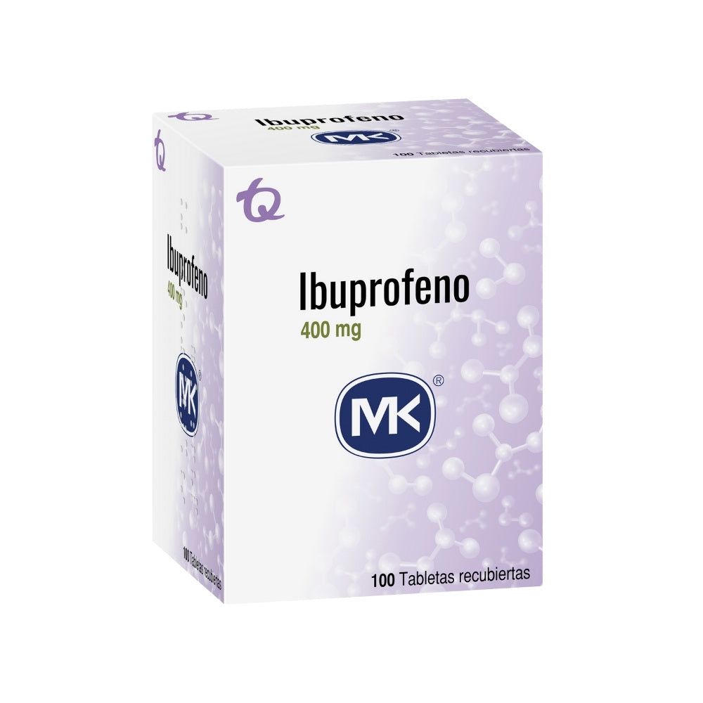 IBUPROFENO MK TABLETAS 400 MG CAJA X 100 UNDS