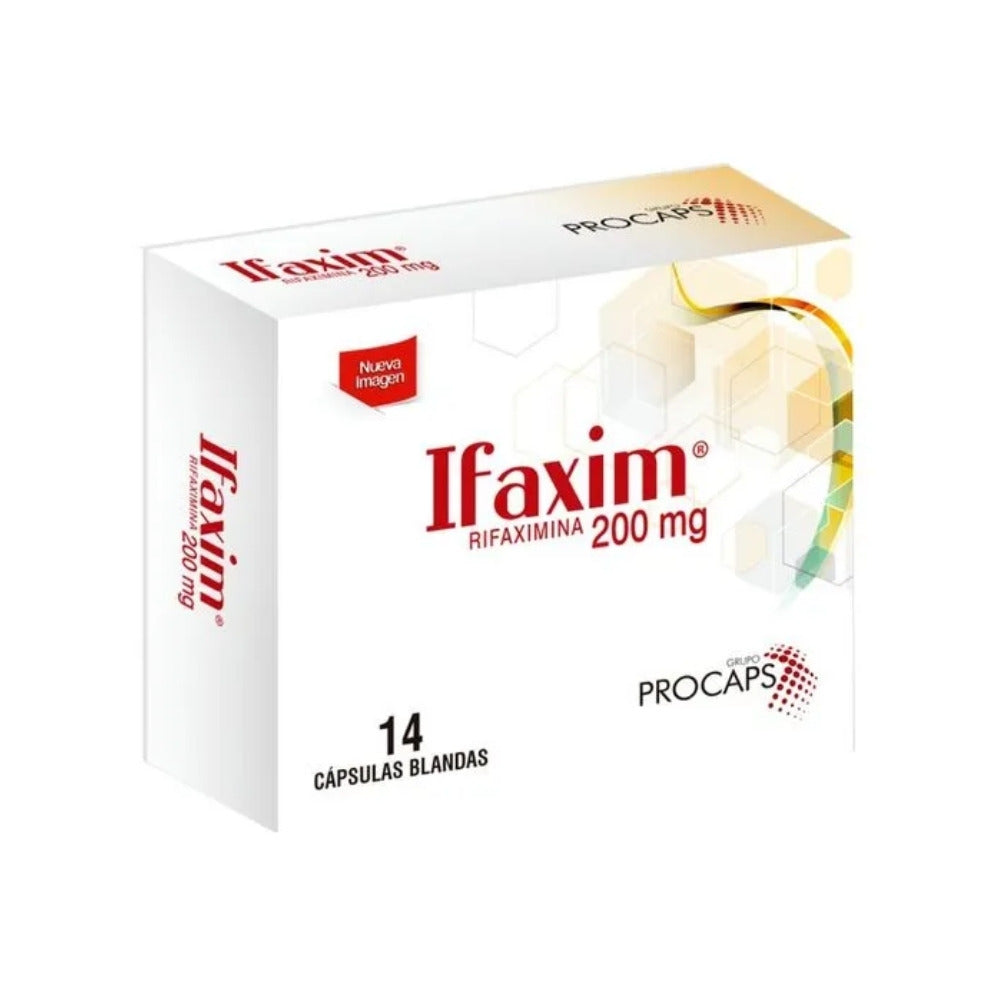 IFAXIM CAPSULAS 200 MG CAJA X 14 UNDS