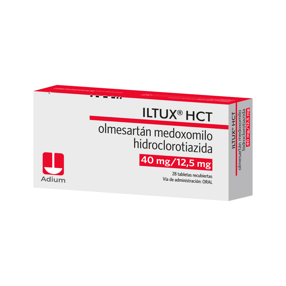 ILTUX HCT COMPRIMIDOS 40/12.5 MG CAJA X 28 UNDS