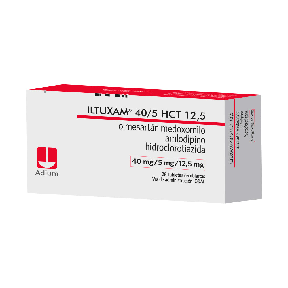 ILTUXAM HCT TABLETA 40/5/12.5MG CAJA X 28 UNDS