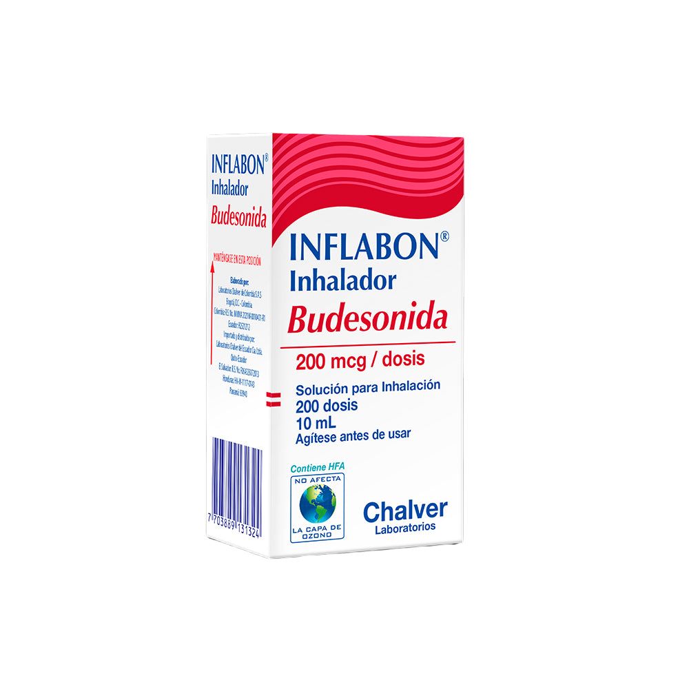 INFLABON 10 ML X 200 DOSIS INHALADOR 200 MCG CAJA X 1 UND