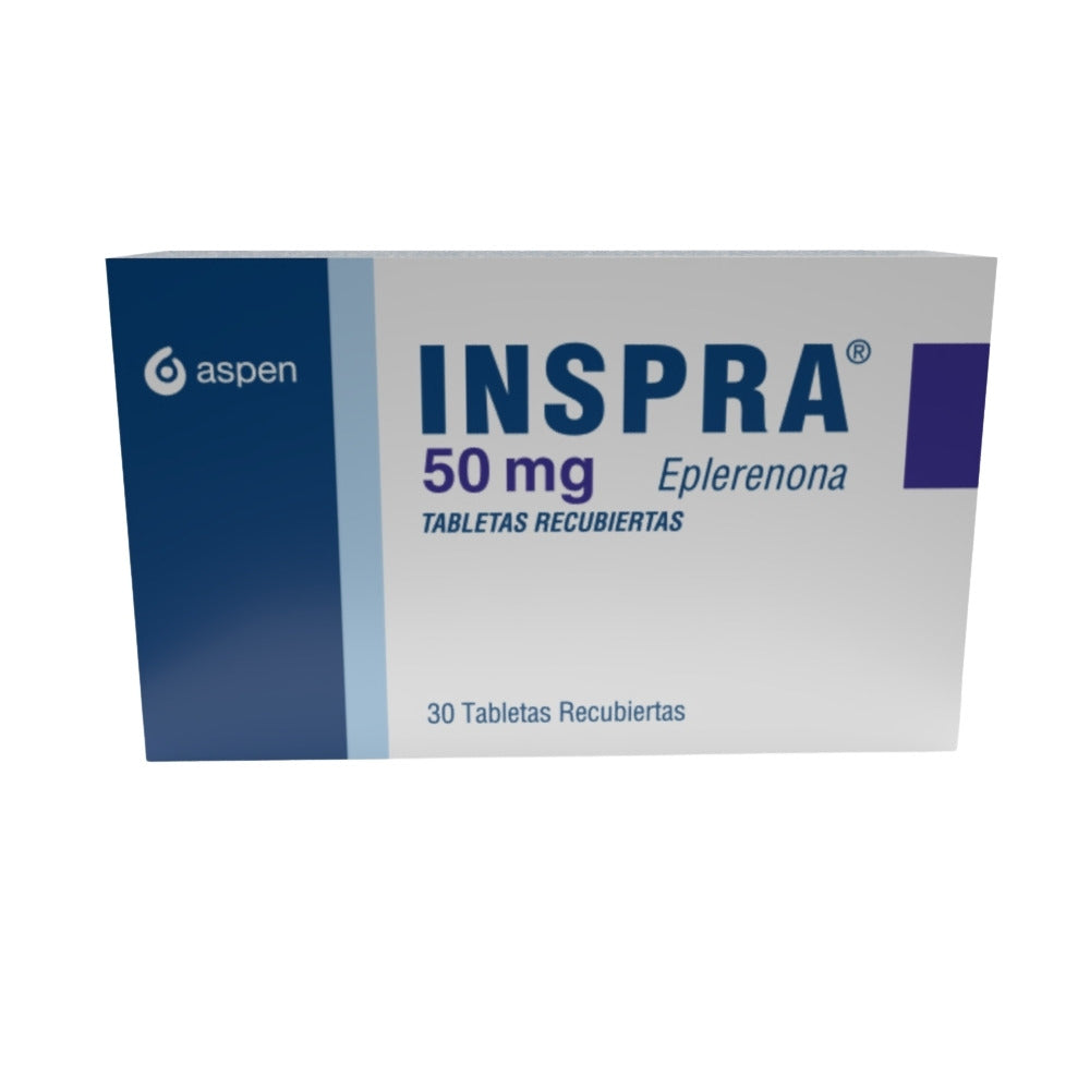 INSPRA TABLETAS 50 MG CAJA X 30 UNDS